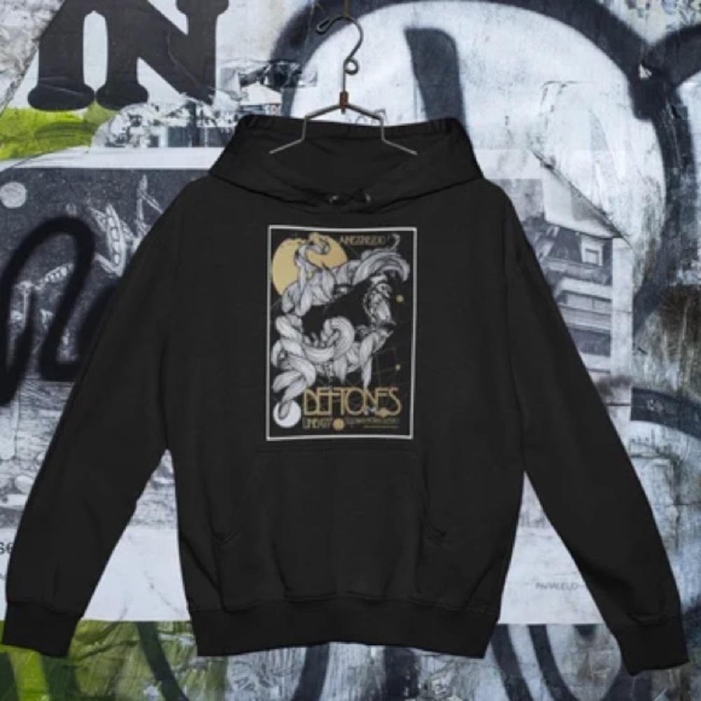 Deftones Pullover Hoodie Size Large
